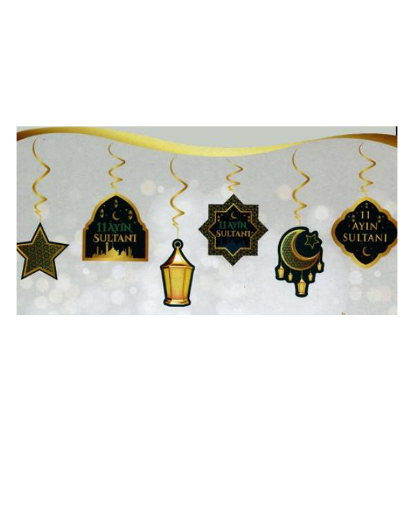 11 Ayin Sultani Tavan Sus - Ramazan Dekorasyonu