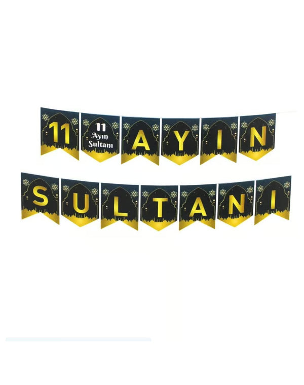 11 Ayın Sultanı Banner - Ramazan Dekorasyonu - Ramazan Susleri