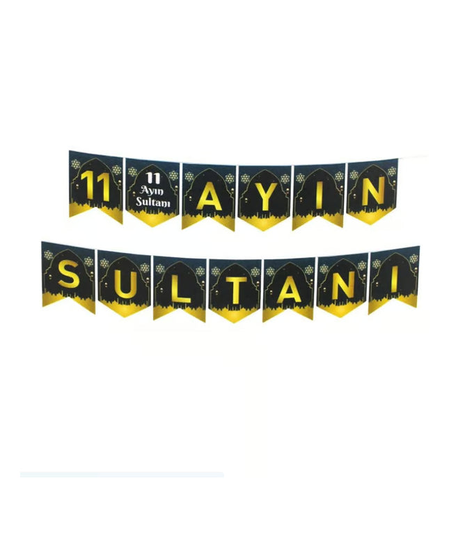 11 Ayın Sultanı Banner - Ramazan Dekorasyonu - Ramazan Susleri