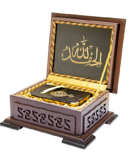 Koran in Houten Doos Bruin - Handtasformaat