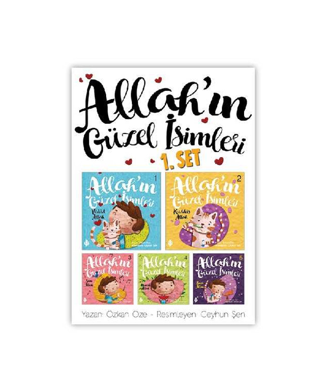 Allah’ın Güzel İsimleri 1. Set - 5 Kitap Takim