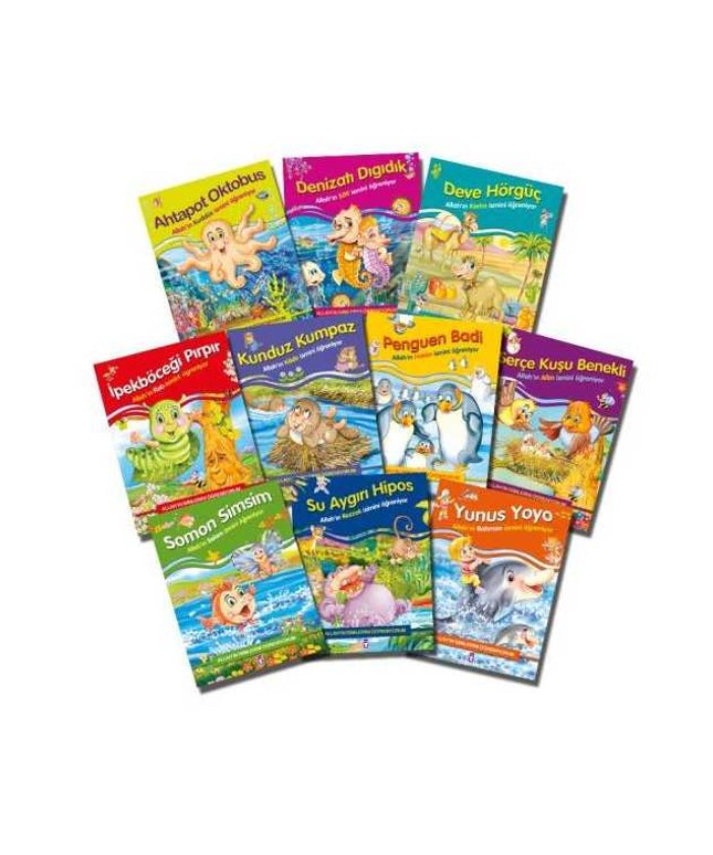 Allah’ın İsimlerini Öğreniyorum 1 Set (10 Kitap)
