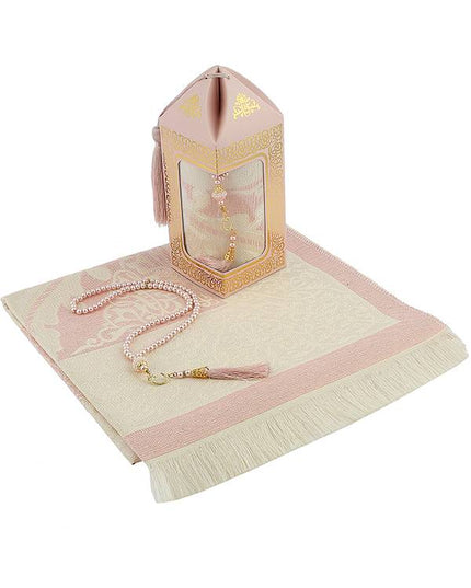 Seccade Tesbih Seti - Pembe