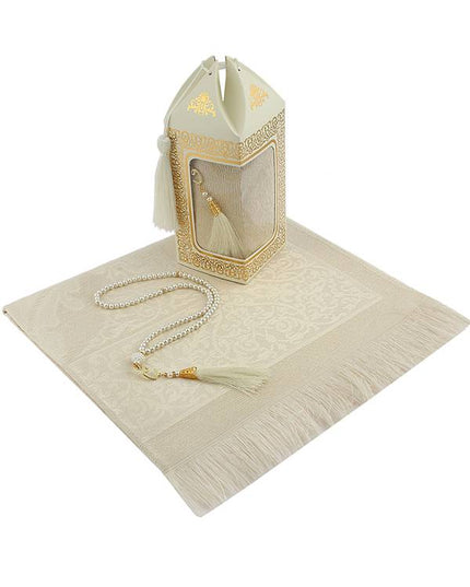 Gebedsmat & Tasbih Set - Taupe