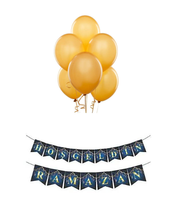 Balonlu Hosgeldin Ramazan Süsü