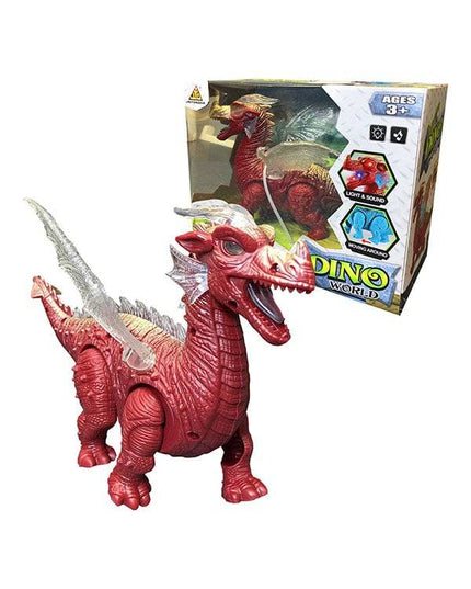 Dino World Batterijgevoede, Licht- en Geluidseffecten Hebbende, Loopbare Speelgoeddinosaurus
