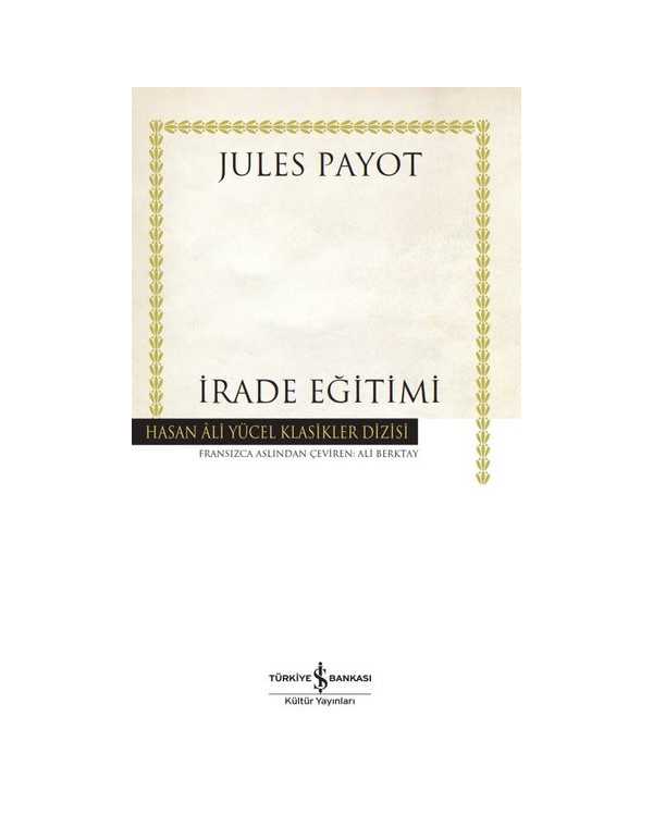 İrade Eğitimi