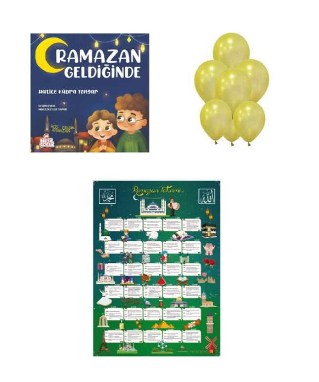 Ramazan Geldiğinde ve Etkinlik Takvim Seti (4 – 7 yaş)