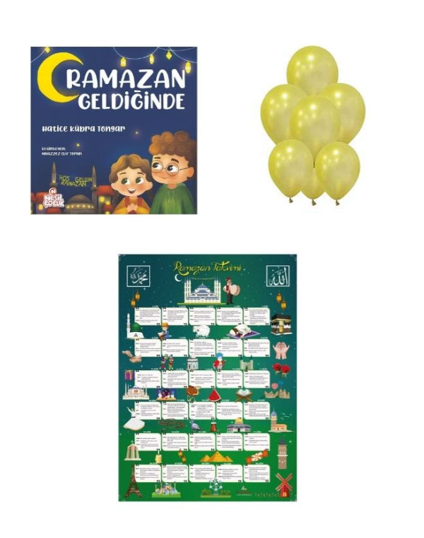 Ramazan Geldiğinde ve Etkinlik Takvim Seti (4 – 7 yaş)