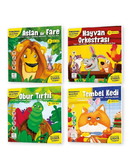 De Leeuw en de Muis: Slaapliedjes Sprookjes met Stickers