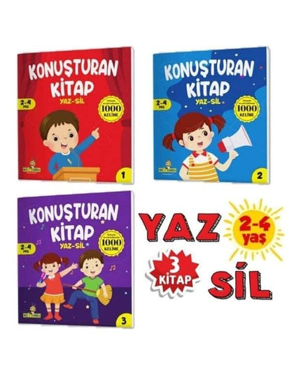 Spreekboekenreeks (2-4 jaar) Schrijf-en-Wisboeken