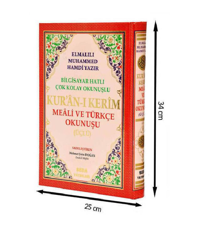 Cami boy Mealli ve Türkçe Okunuşlu (3'lü)
 Bilgisayar Hatlı Cami boy Kuran ı Kerim