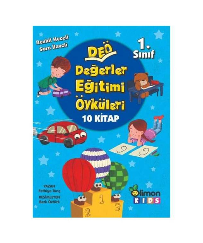 Limon Kids Değerler Eğitimi Öyküleri 1. Sınıf (10 Kitap)