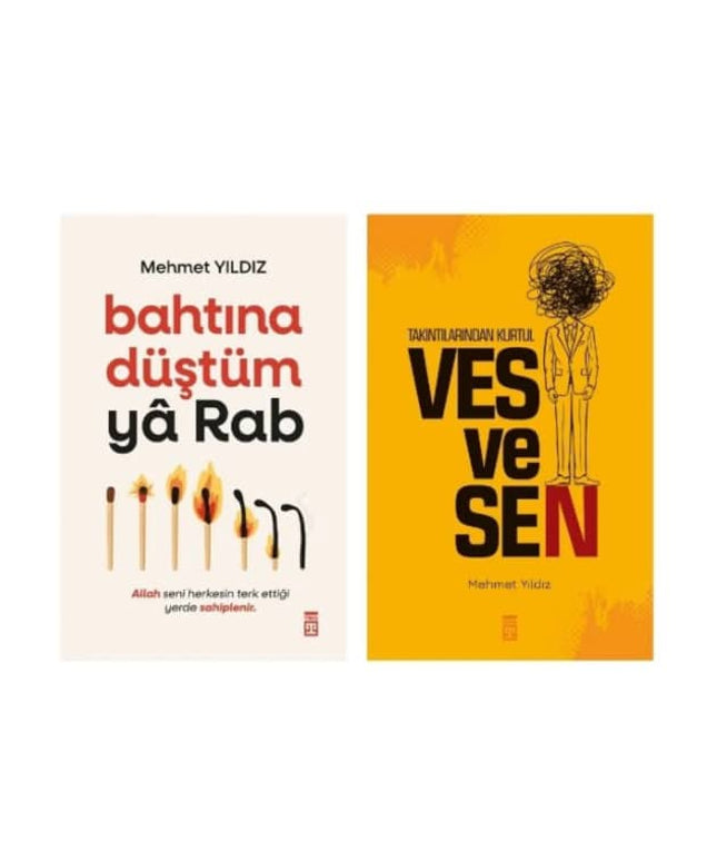 Bahtına Düştüm Ya Rab - Vesvesen Mehmet Yıldız Timaş Yayınları - (2'Li Avantaj Set)
