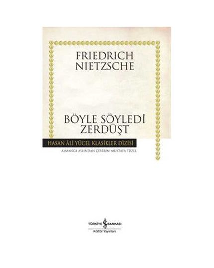 Aldus sprak Zarathoestra - Hasan Ali Yücel Klassiekers