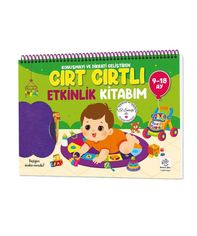 9-18 Ay İlk Cırt Cırtlı - Keçeli Etkinlik Kitabım