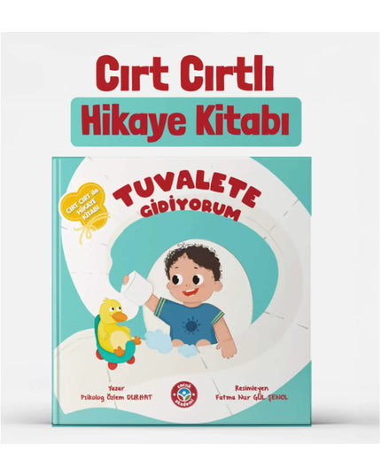 Tuvalete Gidiyorum Cırt Cırtlı Aktivite Etkinlik Kitabı