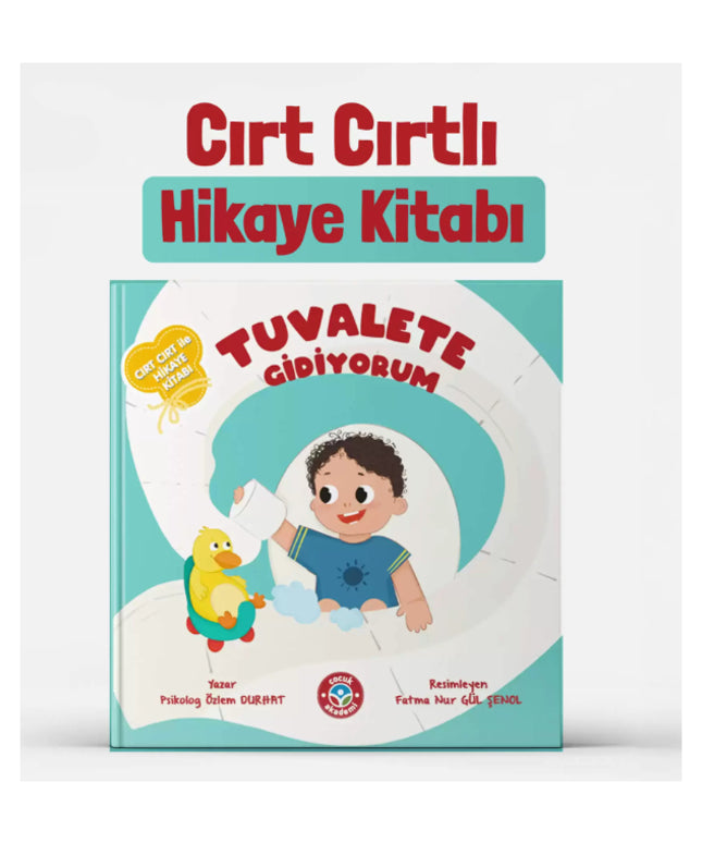 Tuvalete Gidiyorum Cırt Cırtlı Aktivite Etkinlik Kitabı