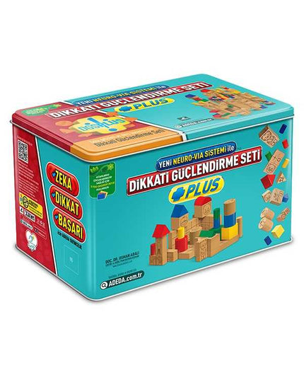 Dikkati Güçlendirme Seti ve kitaplari Plus 7 Yaş