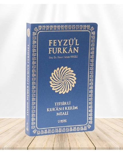 Feyzül Furkan Kuran-i Kerim Nederlandse Vertaling met Tafsir (Sympathiek Zakformaat - Dunne Kaft) Blauw