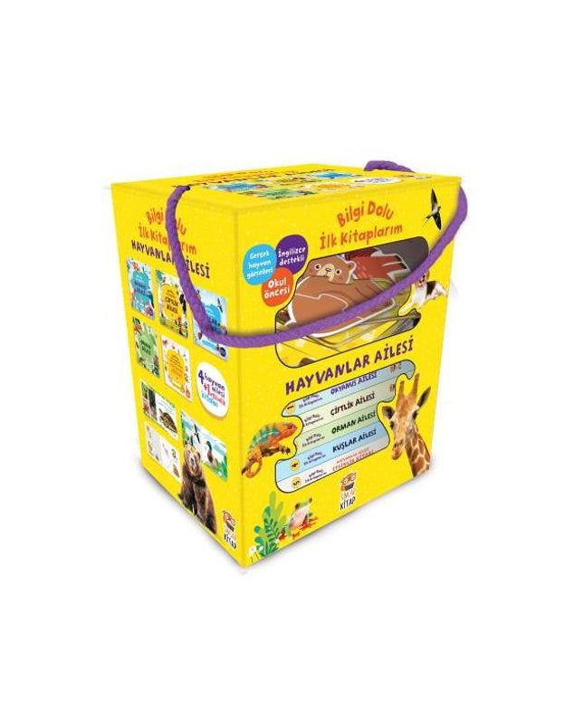 Bilgi Dolu İlk Kitaplarım Hayvanlar Ailesi Set (5 Kitap)