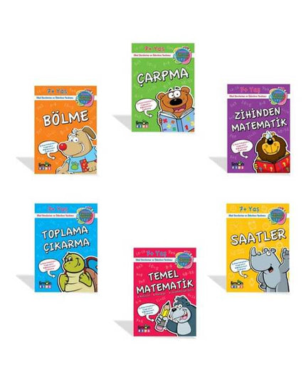 İlkokul Eğlenceli Matematik Serisi 6 Kitap Takım