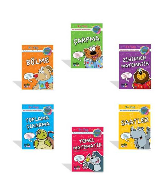 İlkokul Eğlenceli Matematik Serisi 6 Kitap Takım
