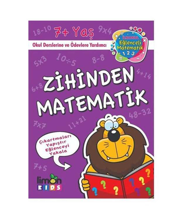 Çıkartmalı Zihinden Matematik - İlkokul Eğlenceli Matematik