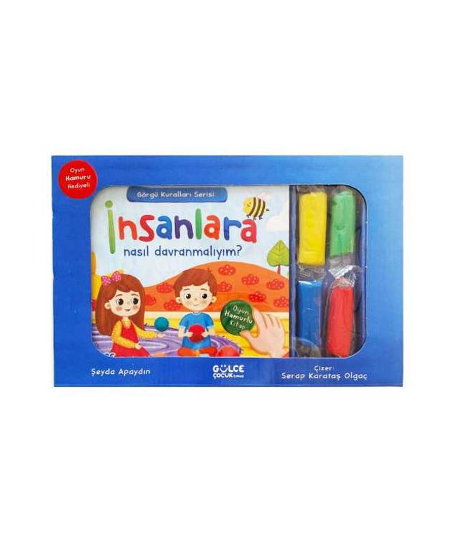 İnsanlara Nasıl Davranmalıyım / Görgü Kuralları Serisi / Oyun Hamurlu Kitap Seti