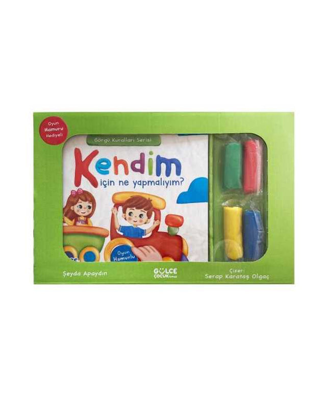 Kendim İçin Ne Yapmalıyım? / Görgü Kuralları Serisi / Oyun Hamurlu Kitap Seti