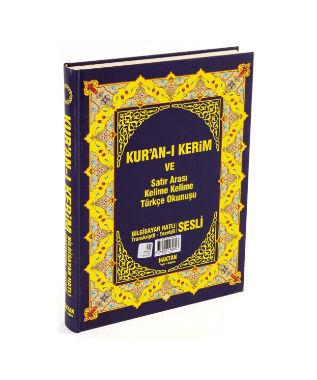 Satır Arası Türkçe Okunuşlu Büyük Boy kuran