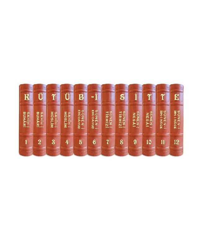 Kütüb-i Sitte (12-delige set, Thermo Leder Luxe Band)