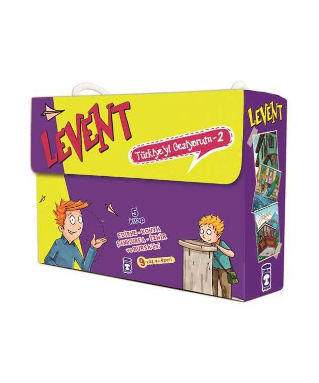 Levent Türkiyeyi Geziyorum 2.Set 5 Kitap Takım