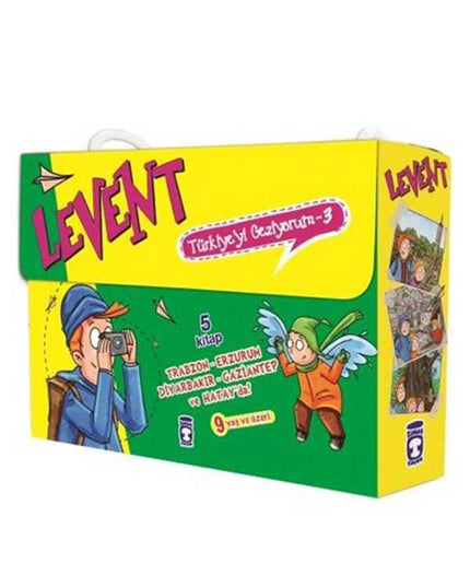 Levent Türkiye'yi Geziyorum 3 - 5 Kitap Takım