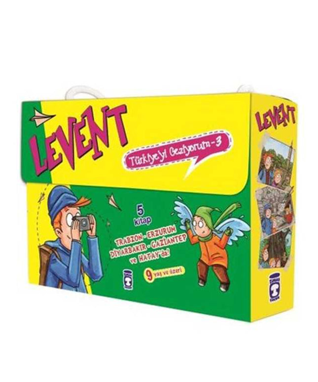 Levent Türkiye'yi Geziyorum 3 - 5 Kitap Takım