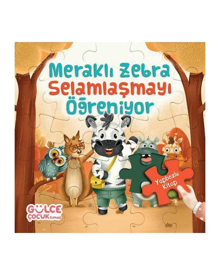 Nieuwsgierige Zebra leert groeten / Puzzelboek 2