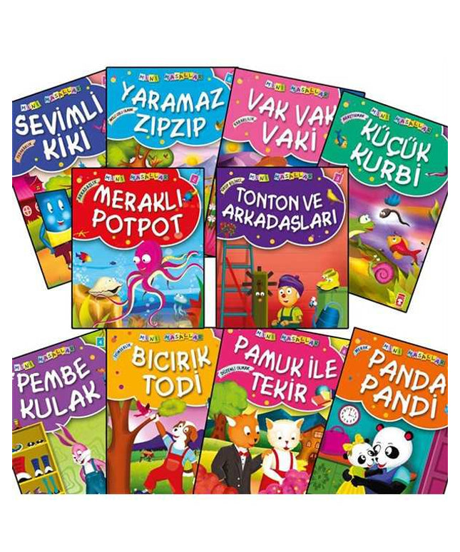 Mini Masallar -1 (10 Kitap)