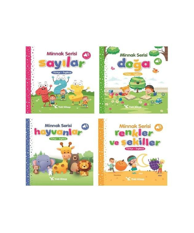 Minnak Serisi - Türkçe İngilizce 4 Kitap Set