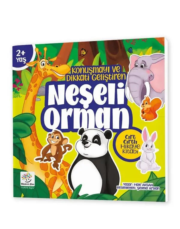 Konuşmayı ve Dikkati Geliştiren Neşeli Orman Cırt Cırtlı Hikaye Kitabı