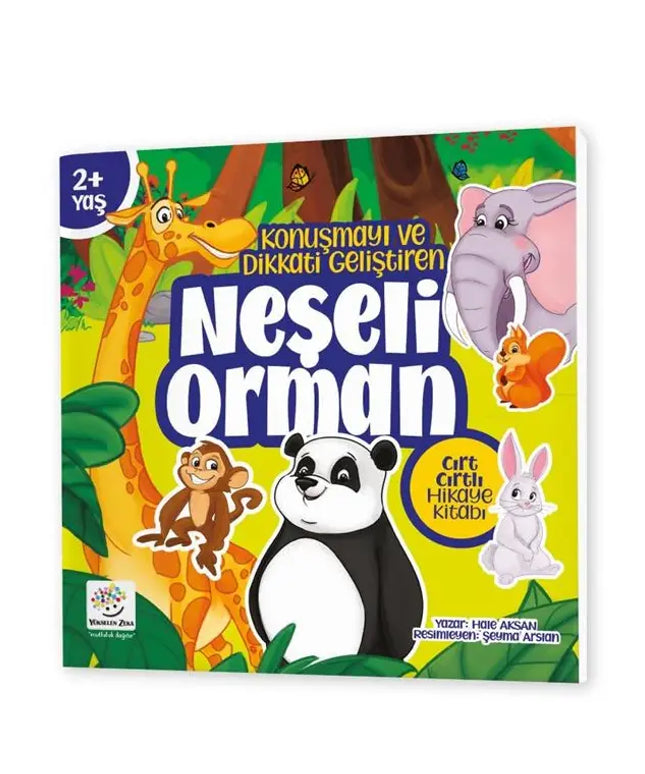 Konuşmayı ve Dikkati Geliştiren Neşeli Orman Cırt Cırtlı Hikaye Kitabı
