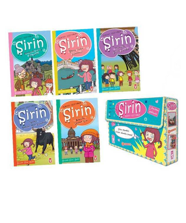 Şirin Dünyayı Geziyorum Set-5 Kitap Takım