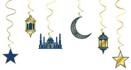 Decoratieve woningaccessoires met religieus thema, set van 6, groot, verguld
