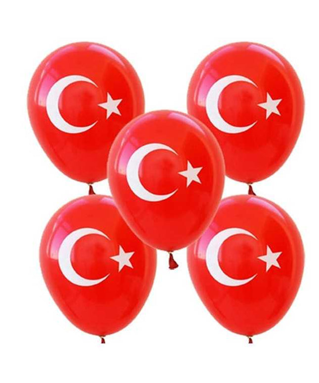 Türk Bayraklı Balon - 11 Adet