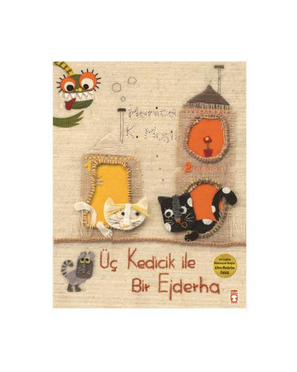 Drie Kittens En Een Draak