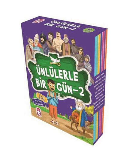 Ünlülerle Bir Gün Set 2 - 10 Kitap