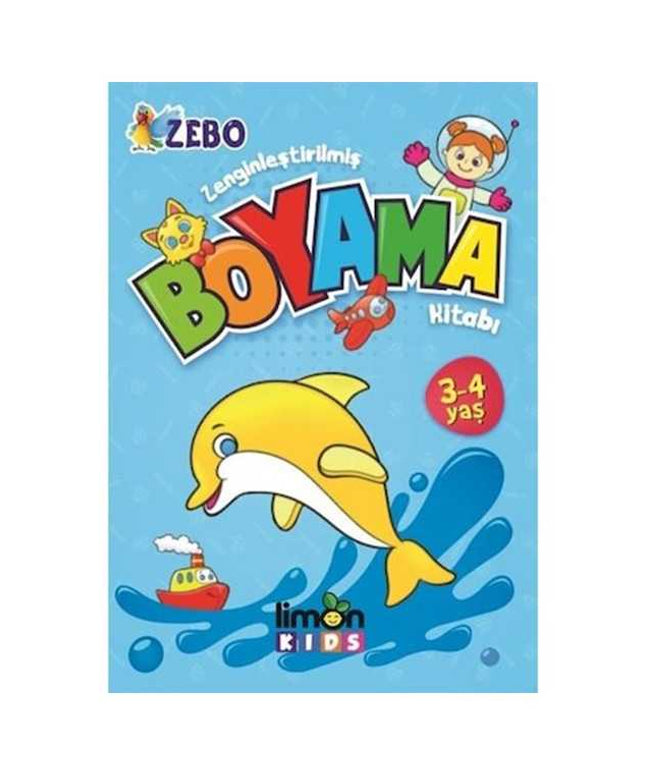 Zenginleştirilmiş Boyama Kitabı 3-4 Yaş