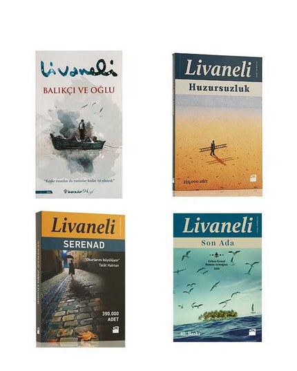 Zülfü Livaneli Boeken set - 4 Boeken