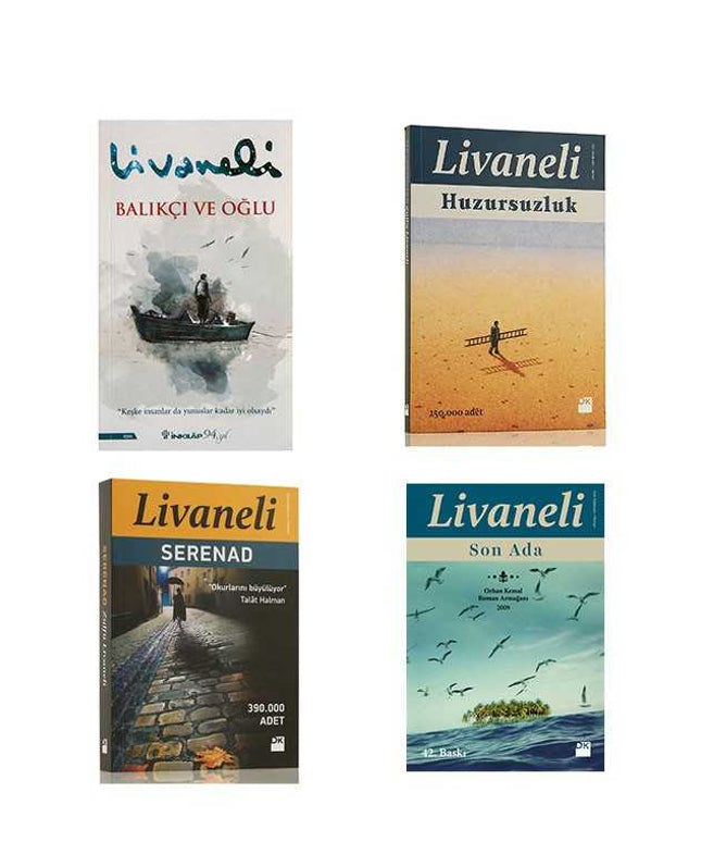 Zülfü Livaneli Kitap Seti - 4 Kitap